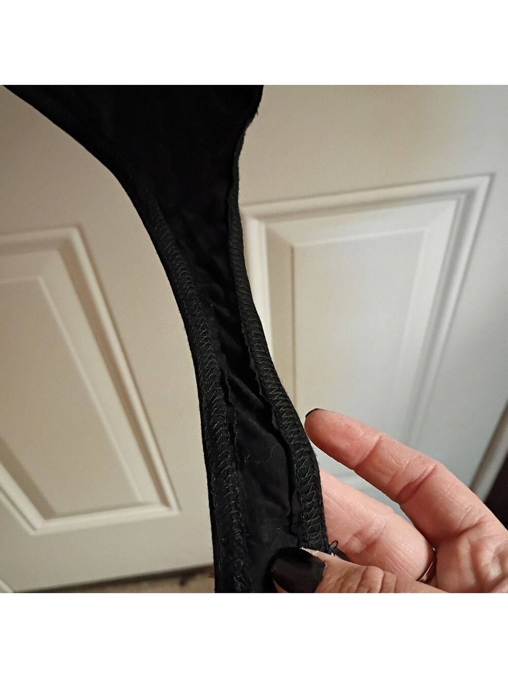 2/$10 Vintage Fashion Nova Black And Beige Bodysuit Medium - Picture 7 of 12